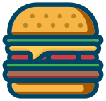 char-broiled cheeseburger